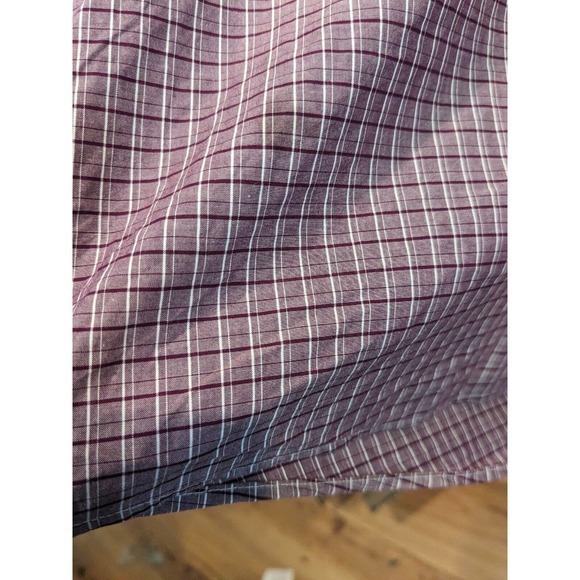 Hugo Boss Check Design Sharp Fit‎ Long Sleeve Button Shirt MENS SZ 16.5 35/36 - Picture 5 of 5